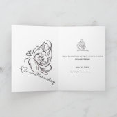 Carte Amour de maman Beau design (Intérieur)