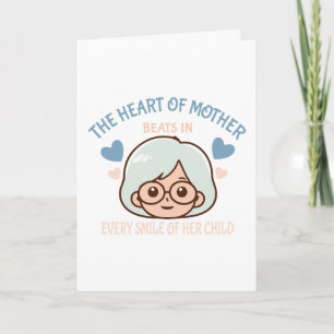 Carte amour de mère sincère - jour de la mère