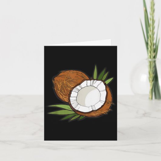 Carte Amour de noix de coco femmes chemise amateurs de n (Devant)