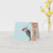 Carte Amour de Pic-vert  (Fleur jaune)