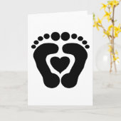 Carte Amour de pied (Fleur jaune)