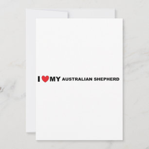 Carte amour de shep aussie