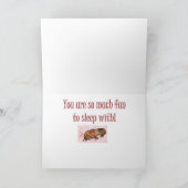 Carte Amour de teckel (Intérieur)