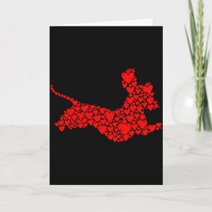 Carte Amour de teckel Maman chiens Femme Dames Saint-Val