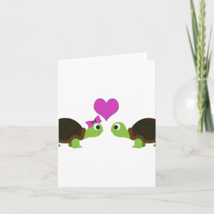 Carte Amour de tortue