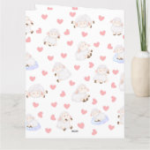 Carte Amour des moutons (Dos)