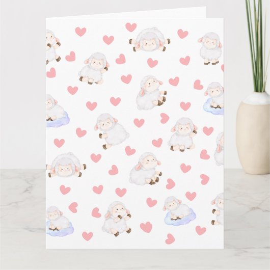 Carte Amour des moutons (Devant)