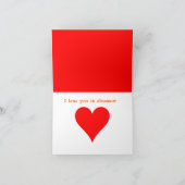 Carte amour dinosaure (Intérieur)