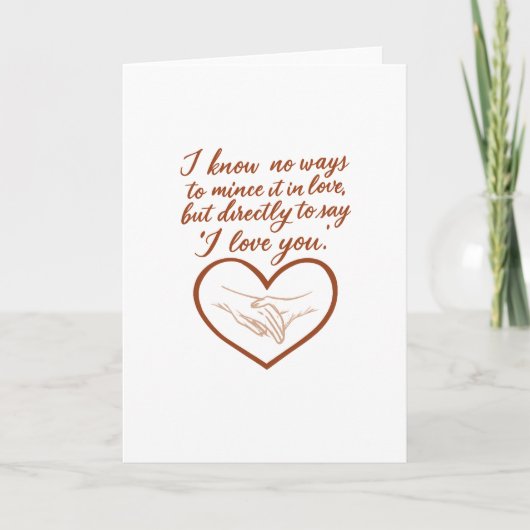 Carte Amour direct (Devant)