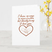 Carte Amour direct (Fleur jaune)