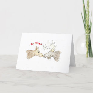 Carte Amour d'orignal