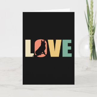 Carte Amour du berger allemand