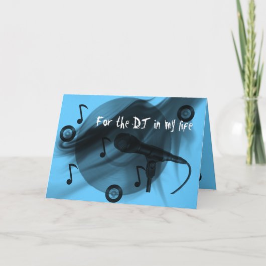 Carte Amour du DJ (Devant)