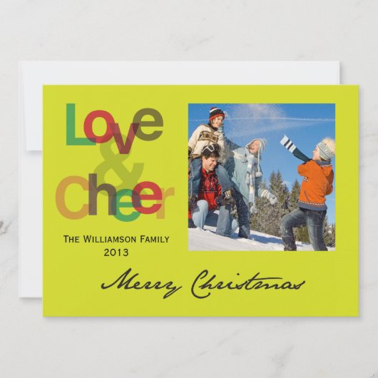 Carte Amour et joie (Devant)