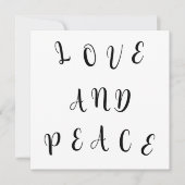 Carte Amour Et Paix (Devant)