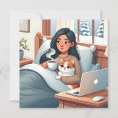 Carte Amour et soutien pour quelqu'un atteint d'une mala (Devant)