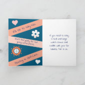 Carte Amour et soutien pour quelqu'un souffrant d'une ma (Intérieur)