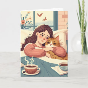 Carte Amour et soutien pour quelqu'un souffrant d'une ma