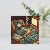 Carte Amour et soutien pour un ami malade chronique (Debout devant)