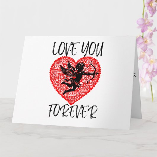 Carte Amour Éternel (Orchidée)