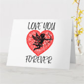 Carte Amour Éternel (Fleur jaune)