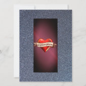 Carte Amour éternel (Dos)