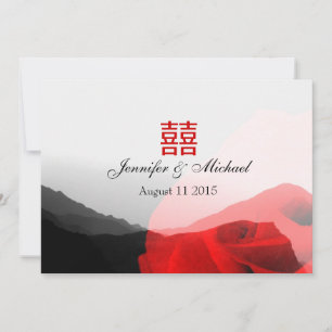 Carte Amour éternel/Bonheur double Mariage chinois