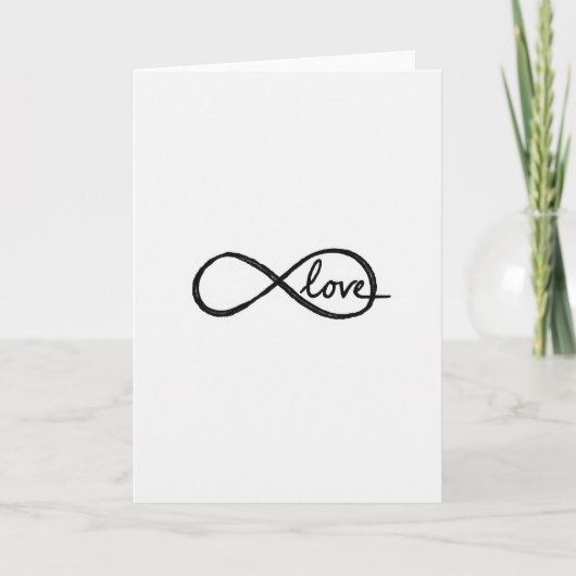 Carte Amour Éternité Infini (Devant)
