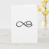 Carte Amour Éternité Infini (Fleur jaune)