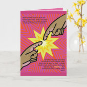 CARTE AMOUR FLASH (Fleur jaune)