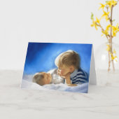 Carte Amour fraternel (Fleur jaune)