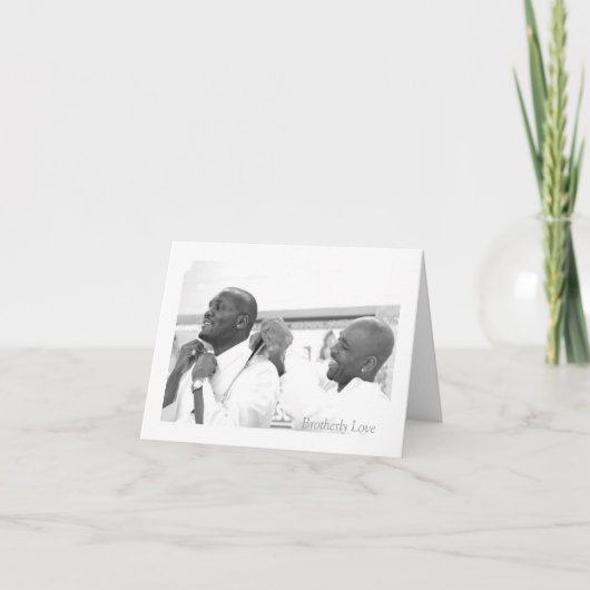 Carte Amour fraternel (Devant)