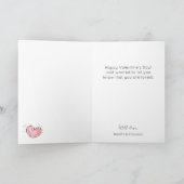 Carte AMOUR Heureuse Sainte-Valentin (Intérieur)