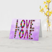 Carte Amour | Il n'y a pas de mots pour dire combien je  (Fleur jaune)