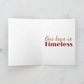 Carte Amour intemporel (Intérieur)