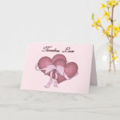 Carte Amour Intemporel (Fleur jaune)