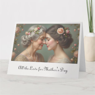 Carte Amour intemporel entre mère et fille