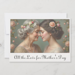 Carte Amour intemporel entre mère et fille