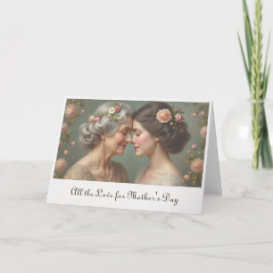Carte Amour intemporel entre mère et fille