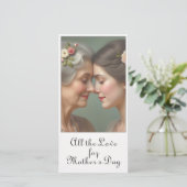 Carte Amour intemporel entre mère et fille (Debout devant)