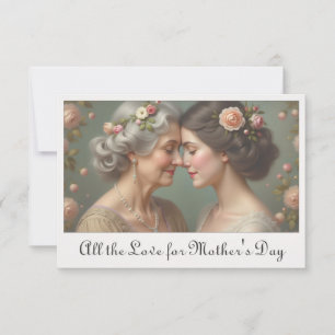 Carte Amour intemporel entre mère et fille