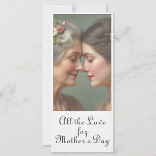 Carte Amour intemporel entre mère et fille