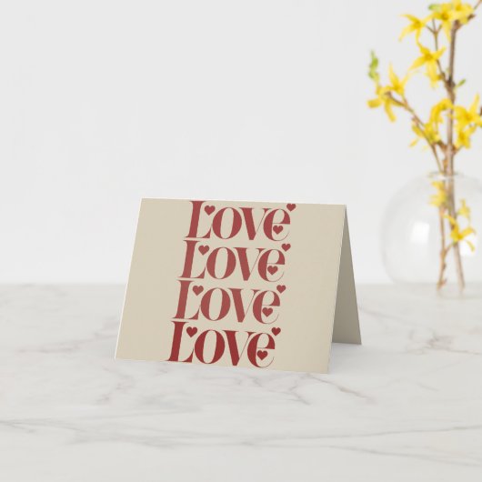 Carte Amour Joyeuse Saint-Valentin Couple de la Saint-Va (Fleur jaune)