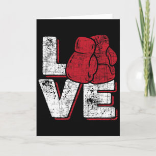 Carte Amour - Kickboxer Kickboxing Fitness Workout Marti