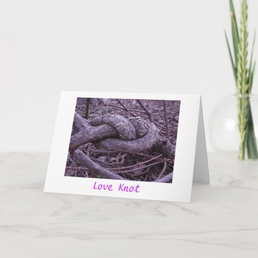 Carte 'Amour Knot (Devant)