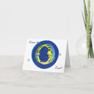 Carte Amour lunaire