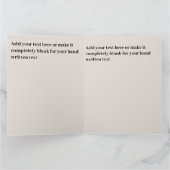 Carte Amour minimal oiseau gris romantique brillant Sain (Intérieur)