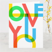 Carte Amour moderne vous jour de Valentines de la (Fleur jaune)