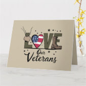 Carte Amour Notre Jour des anciens combattants Fier Jour (Fleur jaune)