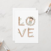 Carte Amour | Nouveau bébé (Devant/Arrière en situation)